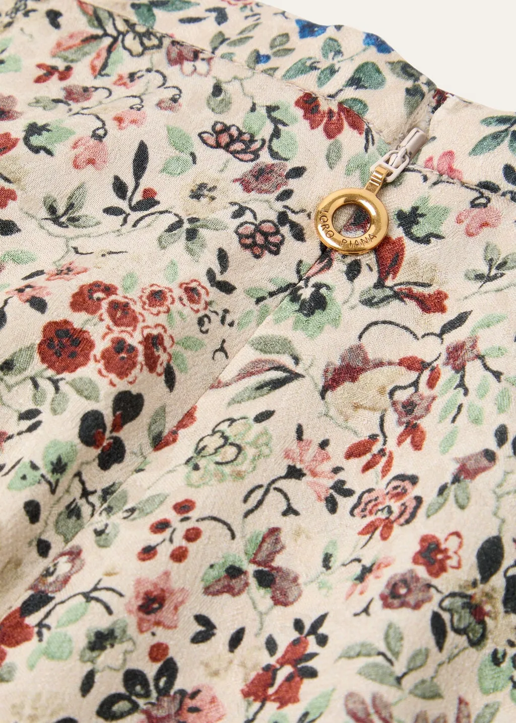 Floral-Print Midi Skirt
