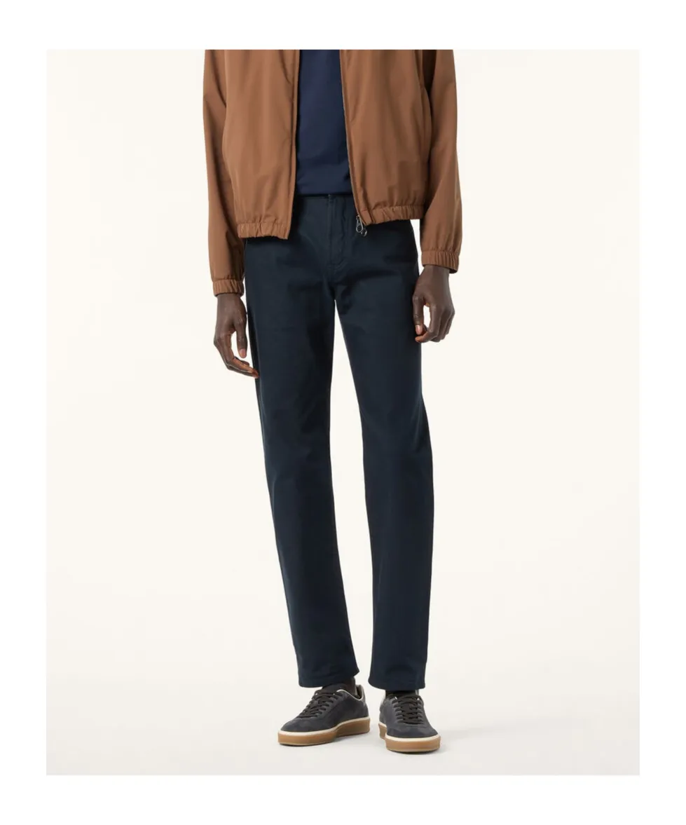 Five-Pocket Cotton Trousers
