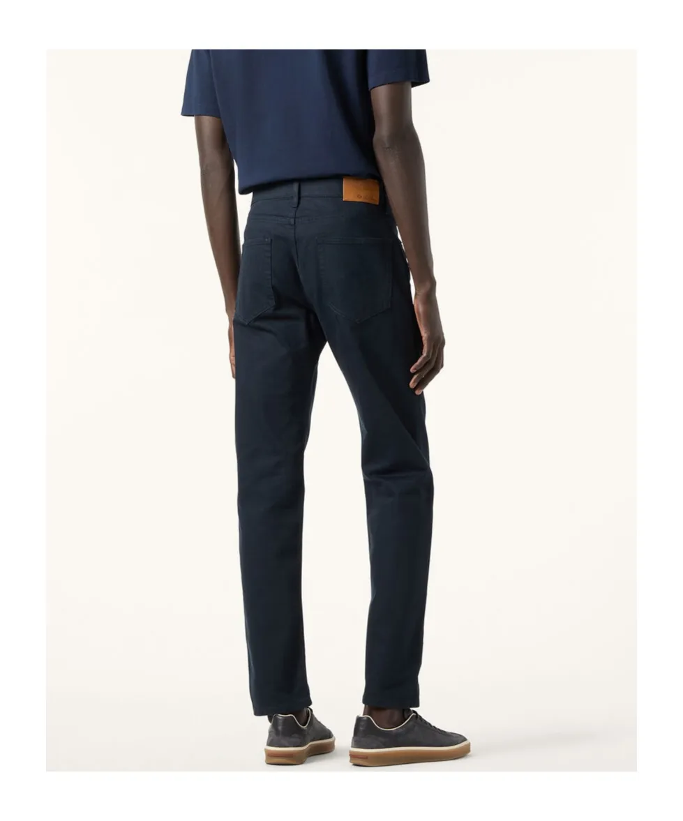 Five-Pocket Cotton Trousers