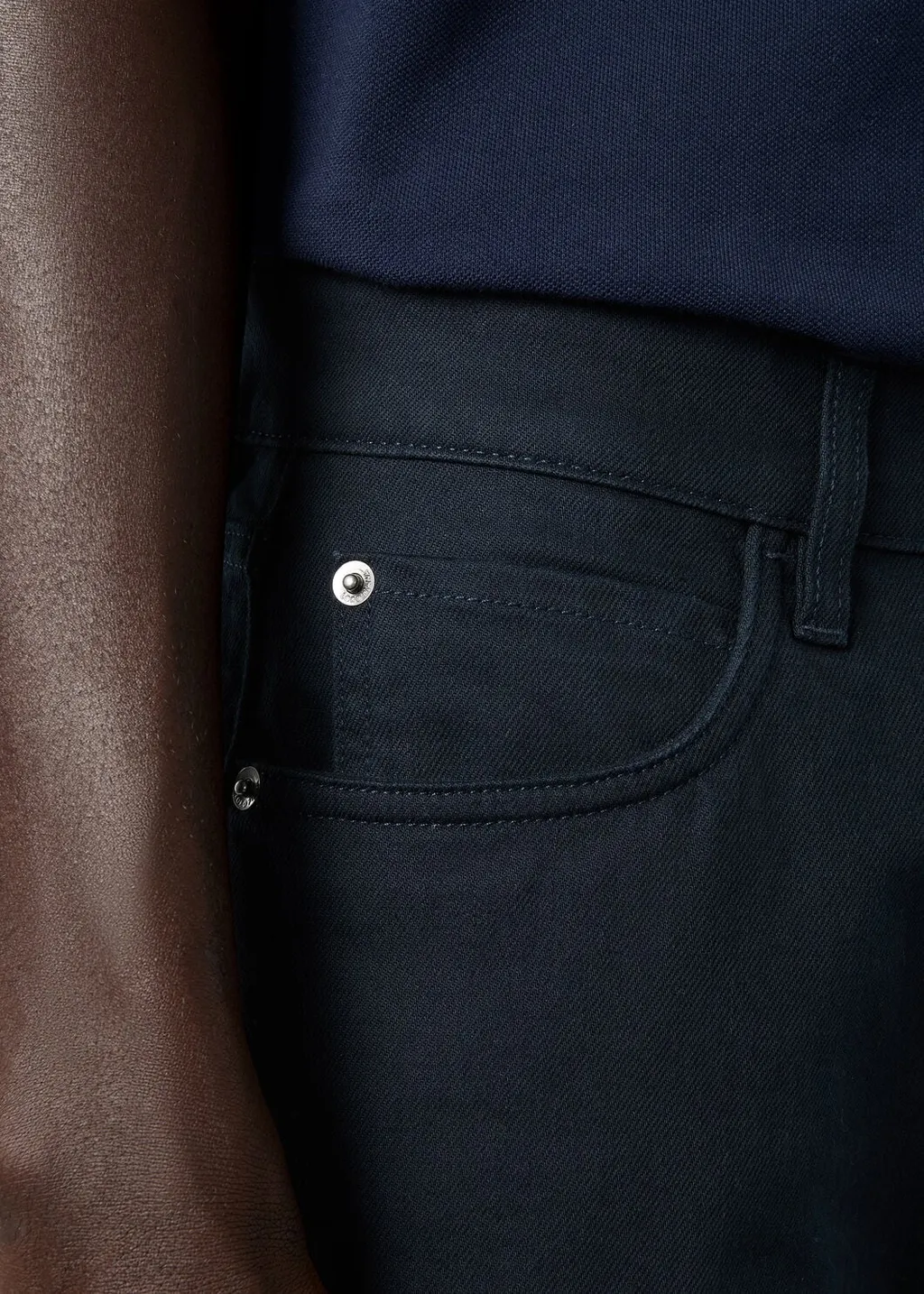 Five-Pocket Cotton Trousers