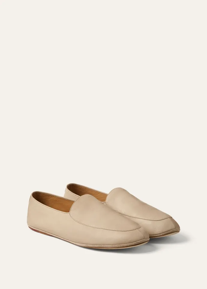 Lambskin Leather Loafers