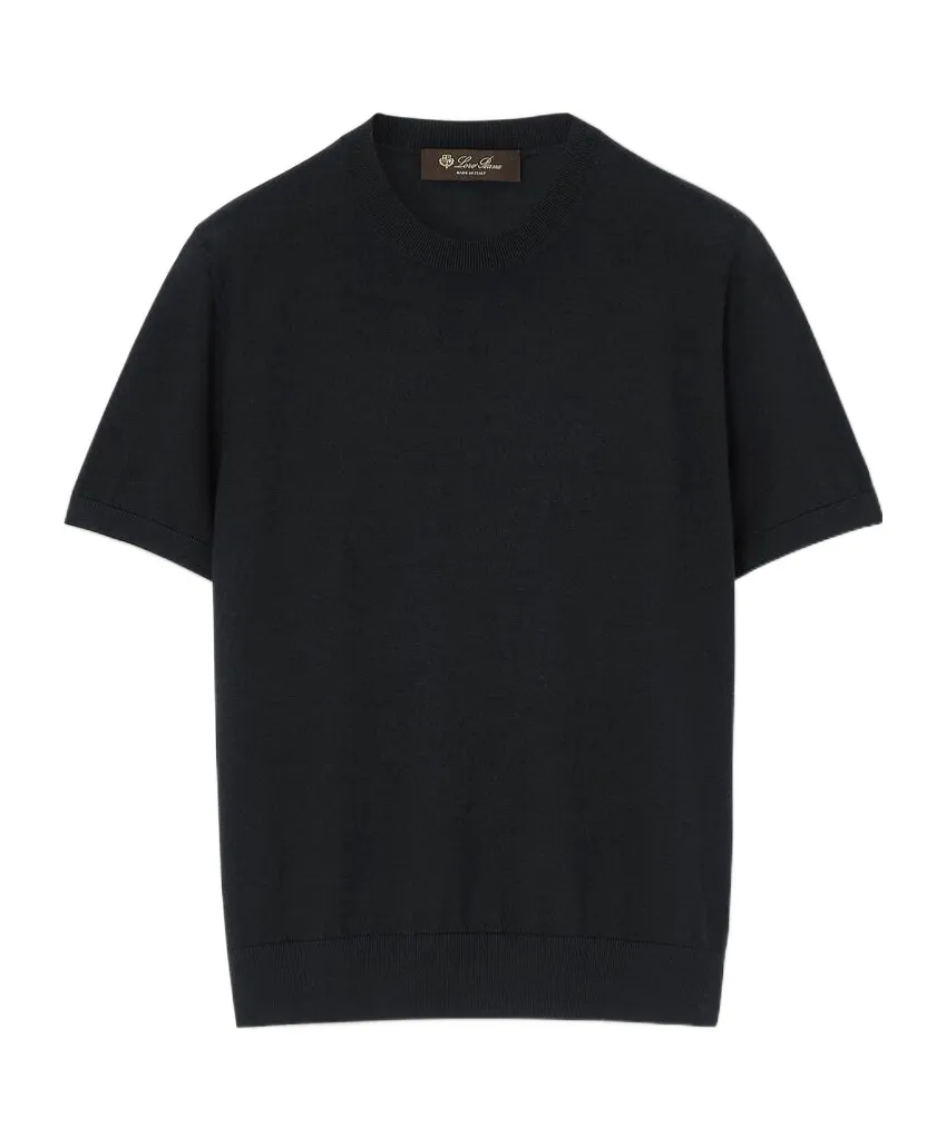 Short-Sleeved Crew-Neck Knitwear