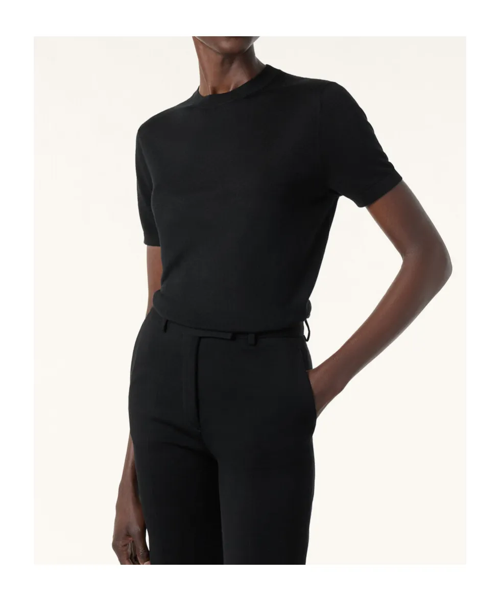 Short-Sleeved Crew-Neck Knitwear