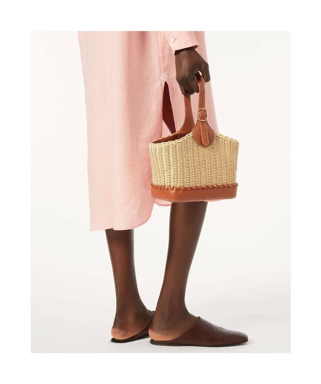 Bobbin Bucket Bag Wicker