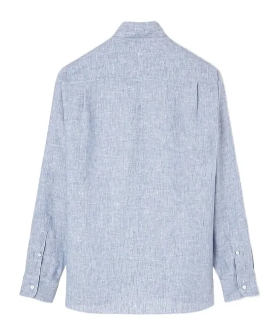 Andre Button-Fastening Linen Shirt