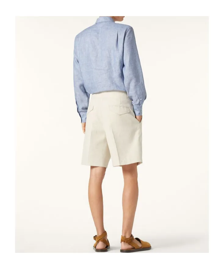 Andre Button-Fastening Linen Shirt
