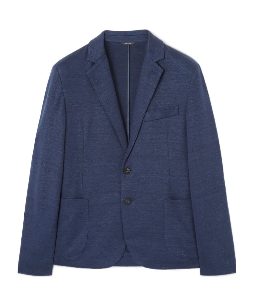 Two-Button Patch-Pocket Jacket