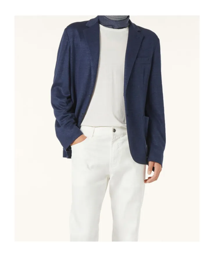 Two-Button Patch-Pocket Jacket