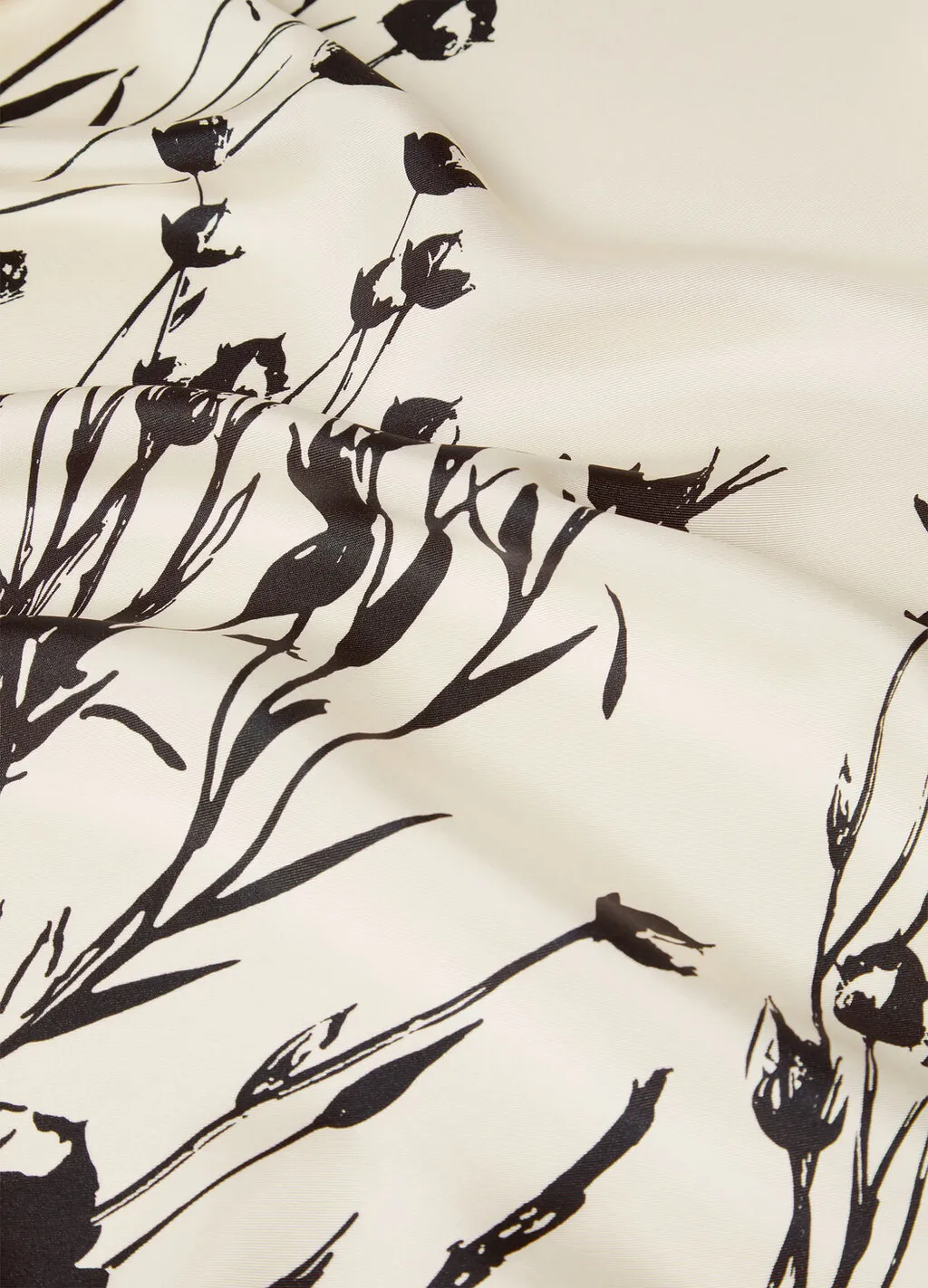 Pattern Silk Scarf