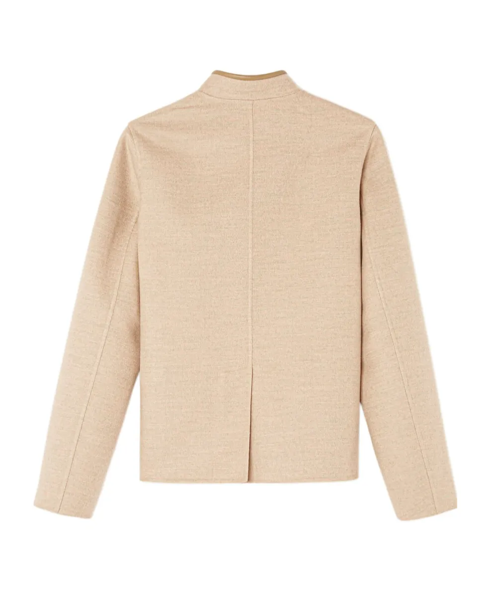 Right-Collar Casual Jacket