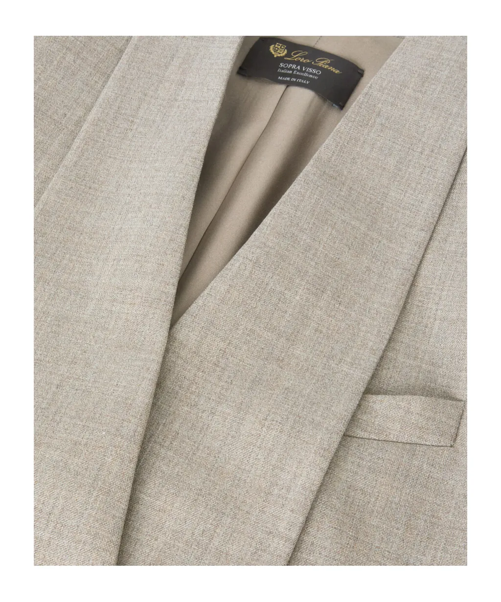 Long-Sleeved Suit Coat