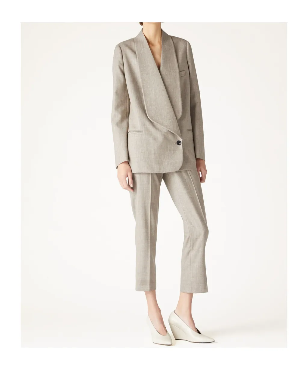 Long-Sleeved Suit Coat