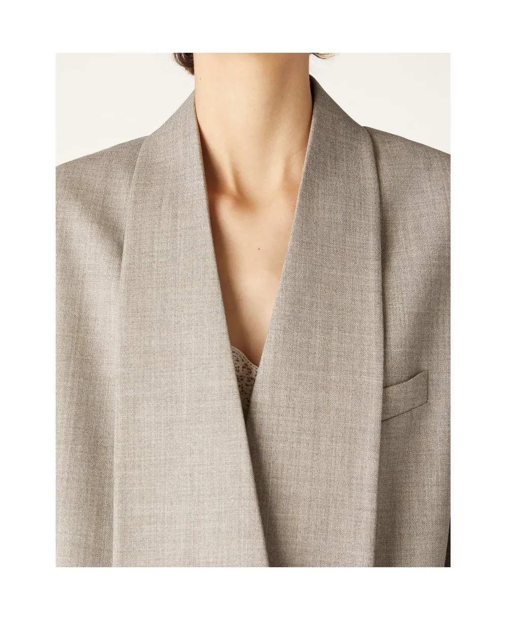 Long-Sleeved Suit Coat