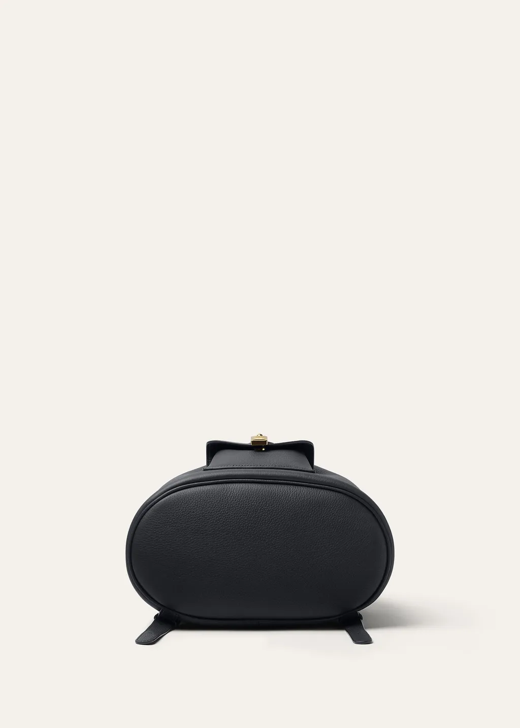 Drawstring Leather Backpack