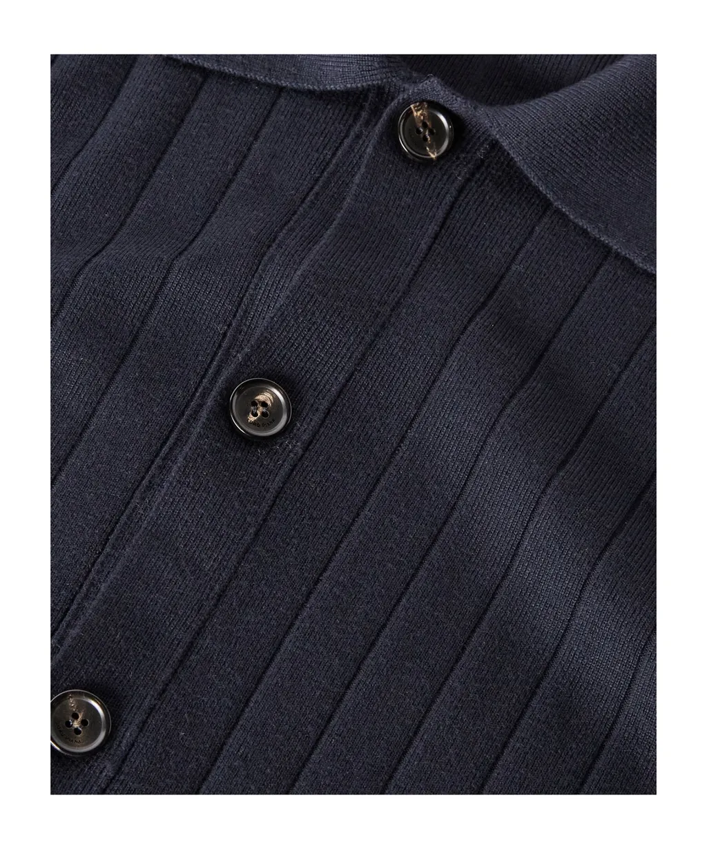 Long-Sleeved Knitted Cardigan