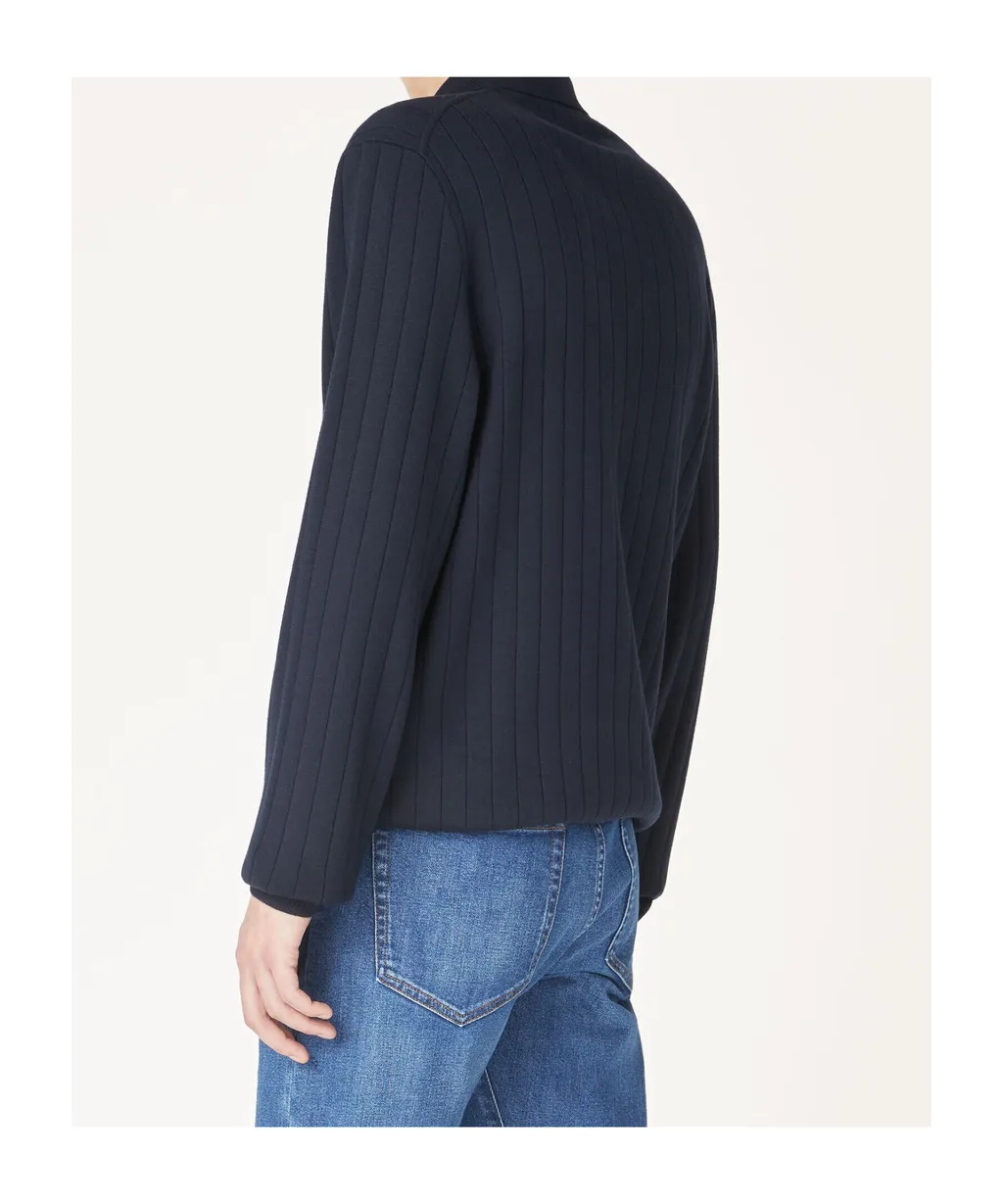 Long-Sleeved Knitted Cardigan