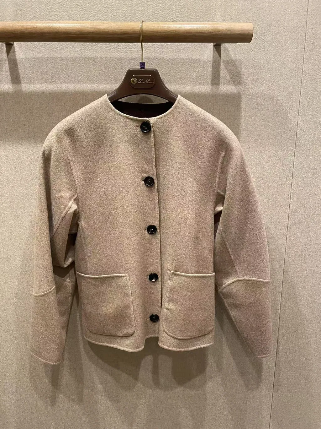 Round-Collar Casual Jacket