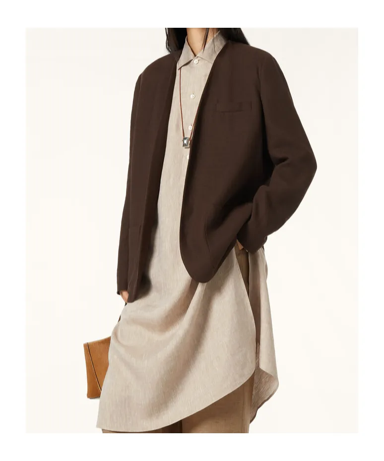 Hanna Collarless Jacket