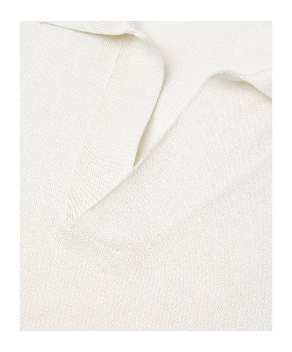 Buttonless Polo Shirt