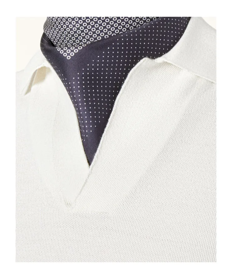 Buttonless Polo Shirt