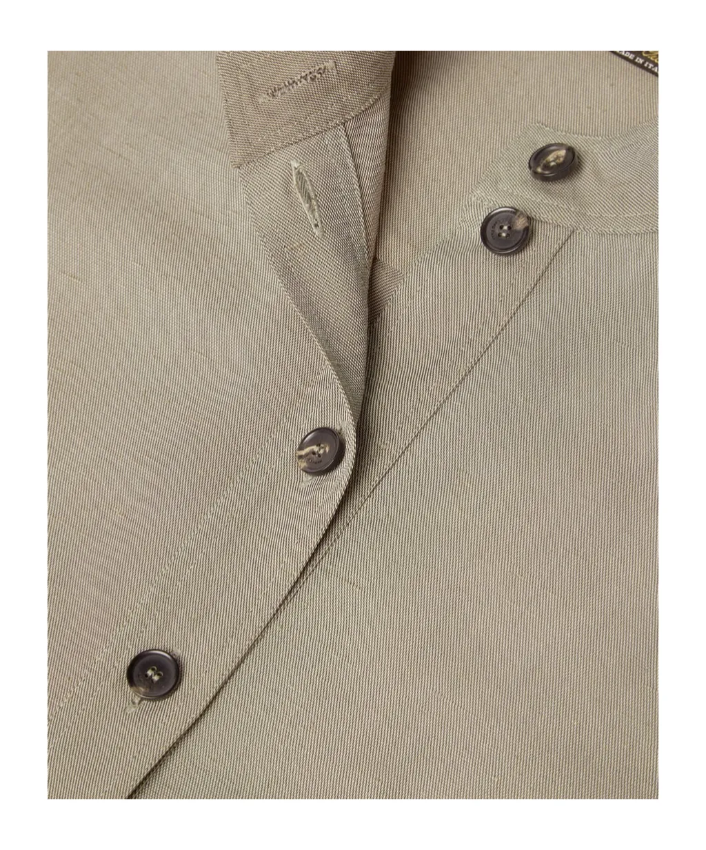 Short-Sleeved Buttoned Top