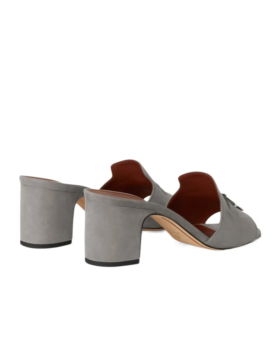 Round-Headed High-Heeled Sandals