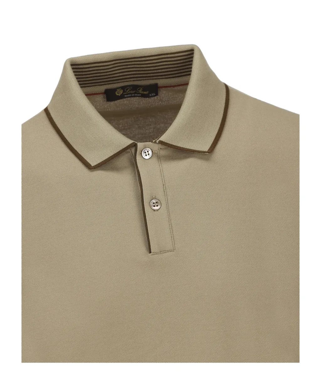 Button Detailed Short-Sleeved Polo Shirt