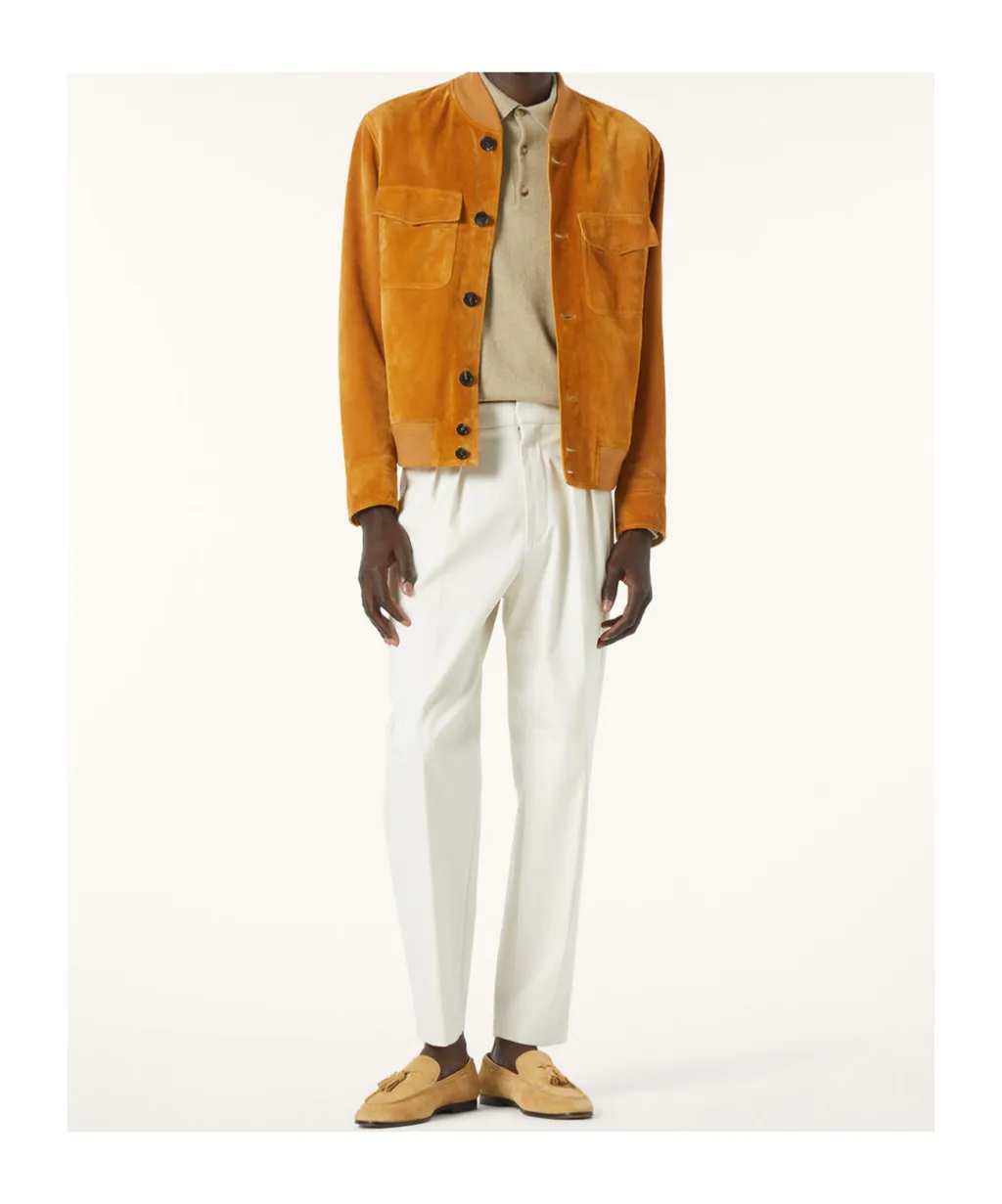 Kiku Patch-Pocket Bomber Jacket