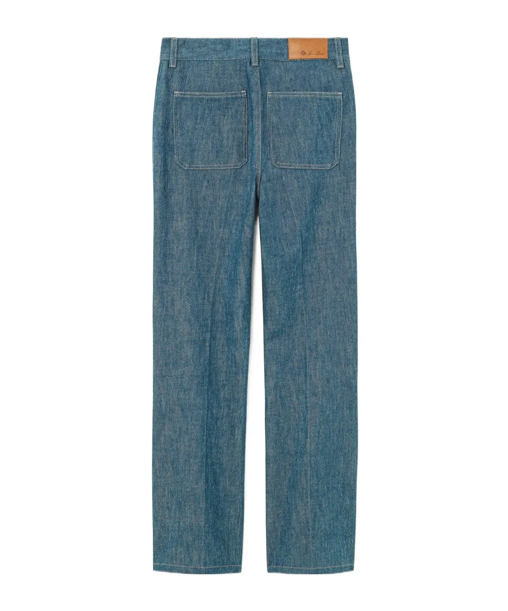 Patch-Pocket Jeans