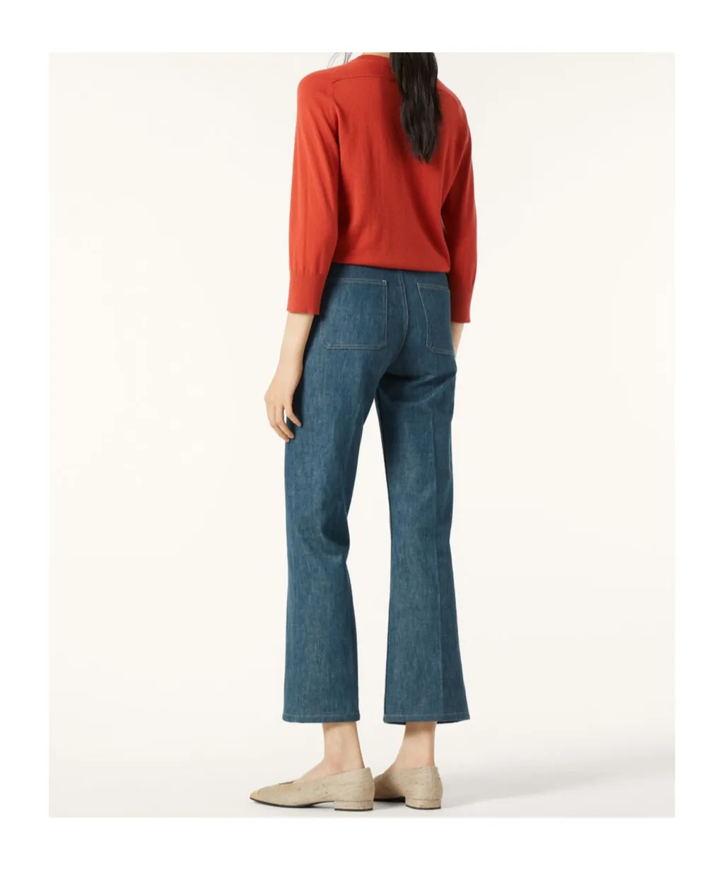 Patch-Pocket Jeans