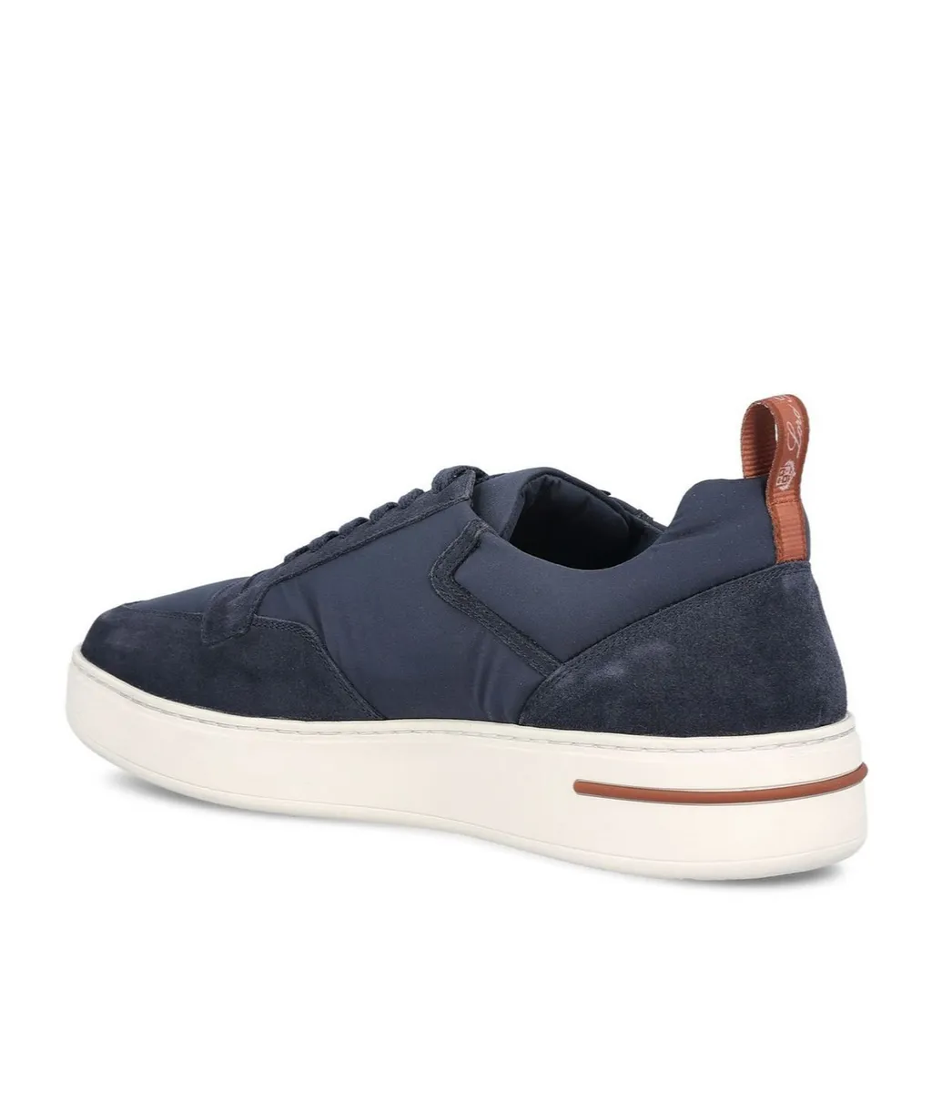 Round-Toe Lace-Up Sneakers