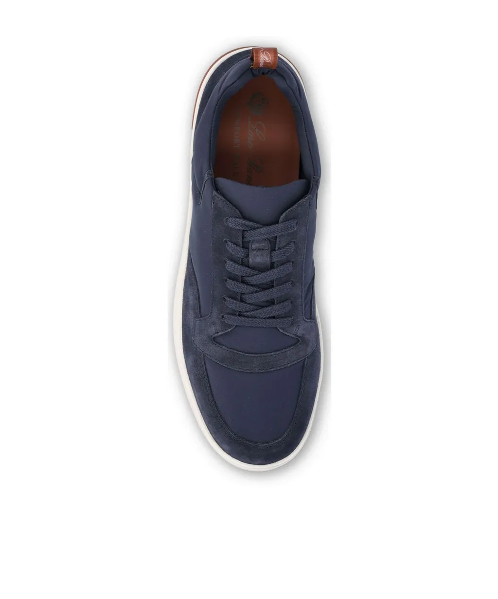 Round-Toe Lace-Up Sneakers