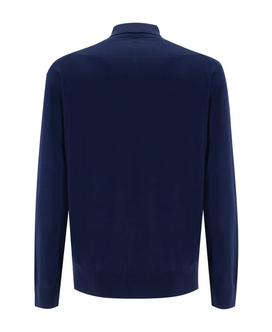 Long Sleeve Lapel Polo Shirt