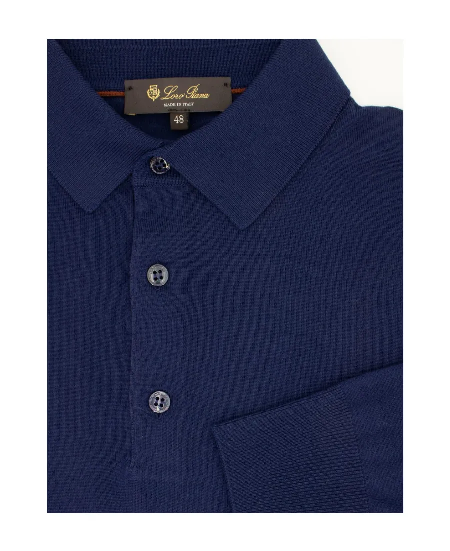 Long Sleeve Lapel Polo Shirt