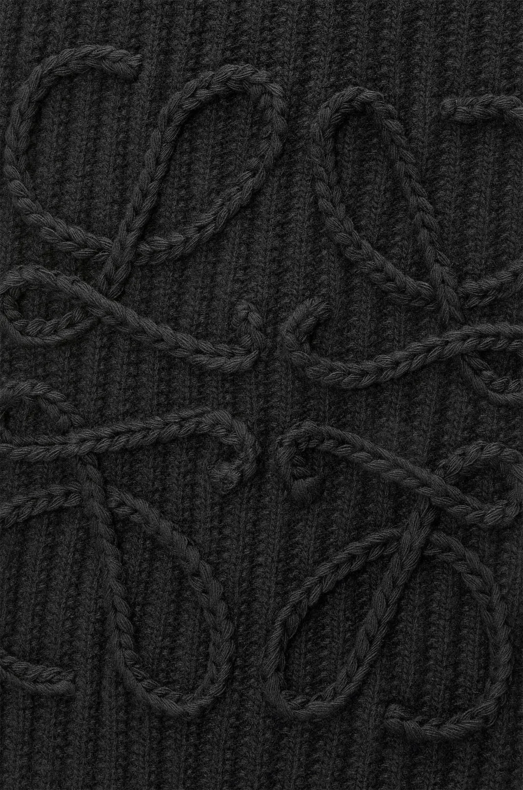 Anagram Embroidered Scarf