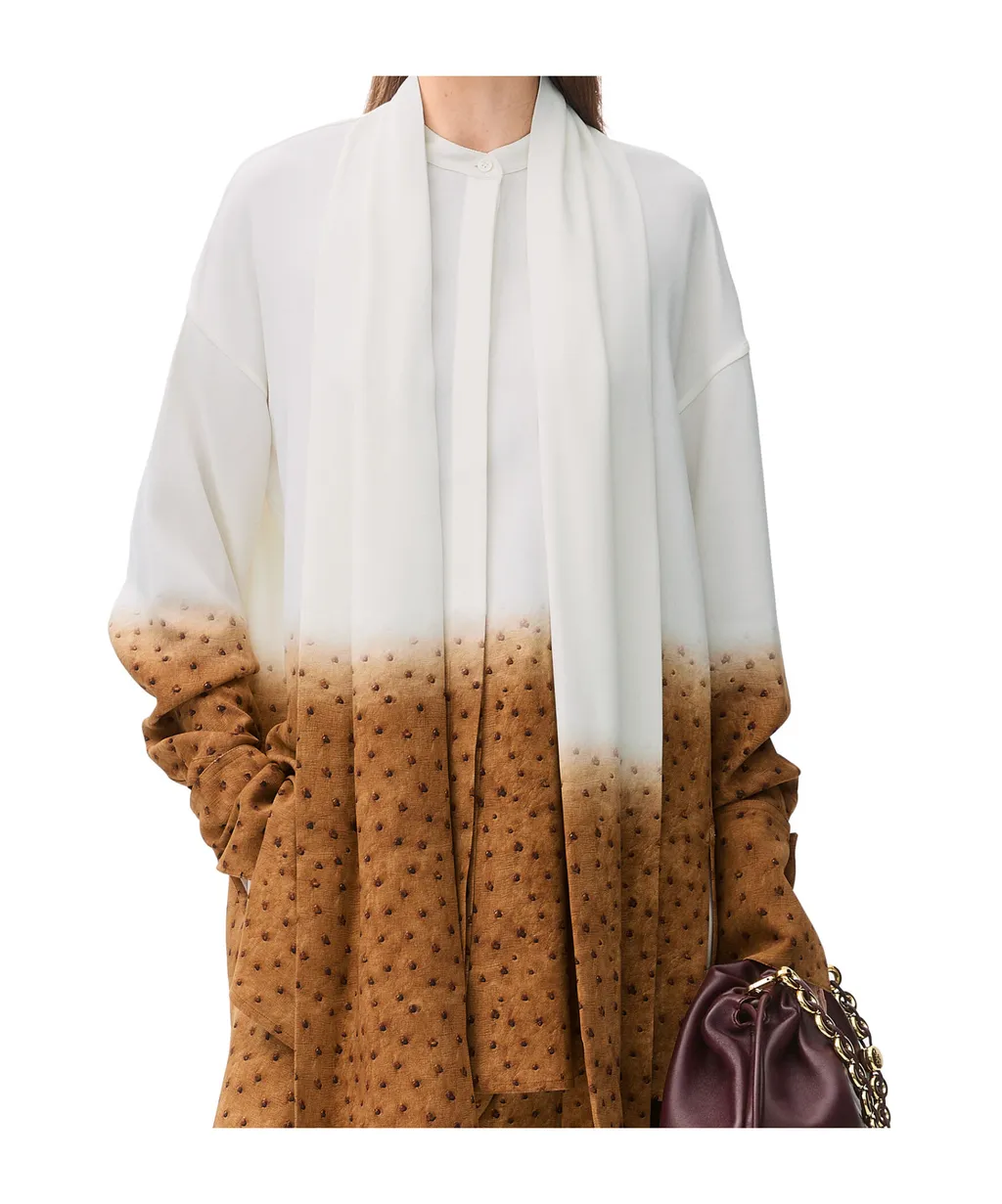 Bow Shirt In Viscose Blend