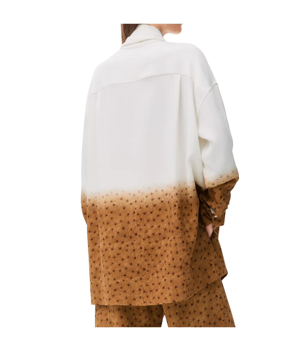 Bow Shirt In Viscose Blend