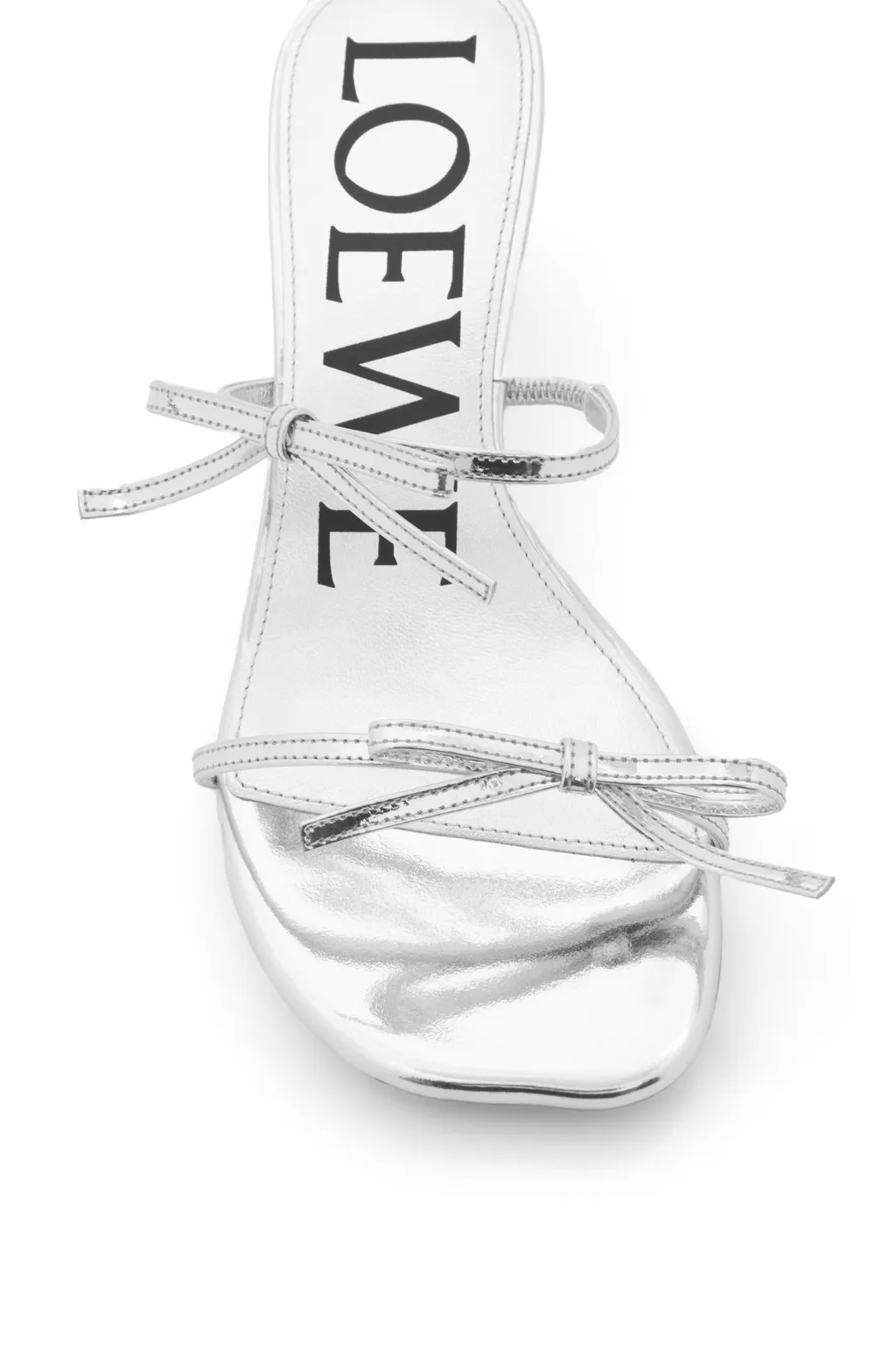 Petal Metallic Sandals