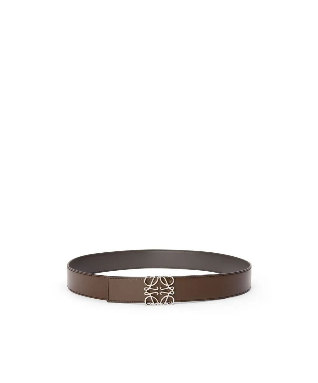 Reversible Anagram Belt In Smooth Calfskin