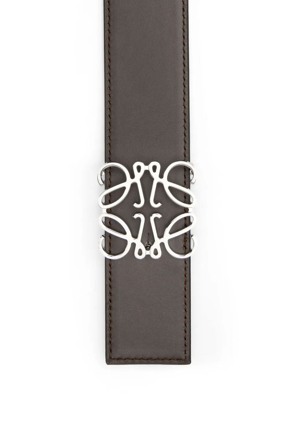 Reversible Anagram Belt In Smooth Calfskin