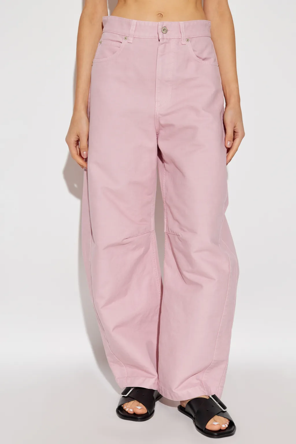 Belt-Loop Casual Pants