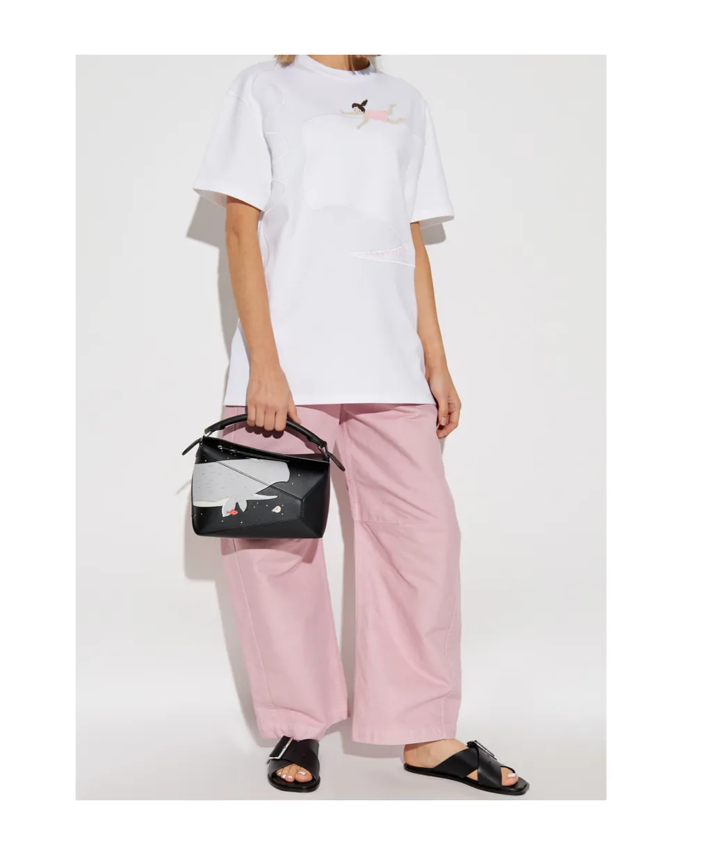 Belt-Loop Casual Pants