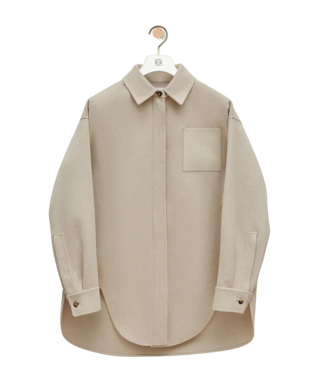 Curved Hem Overshirt