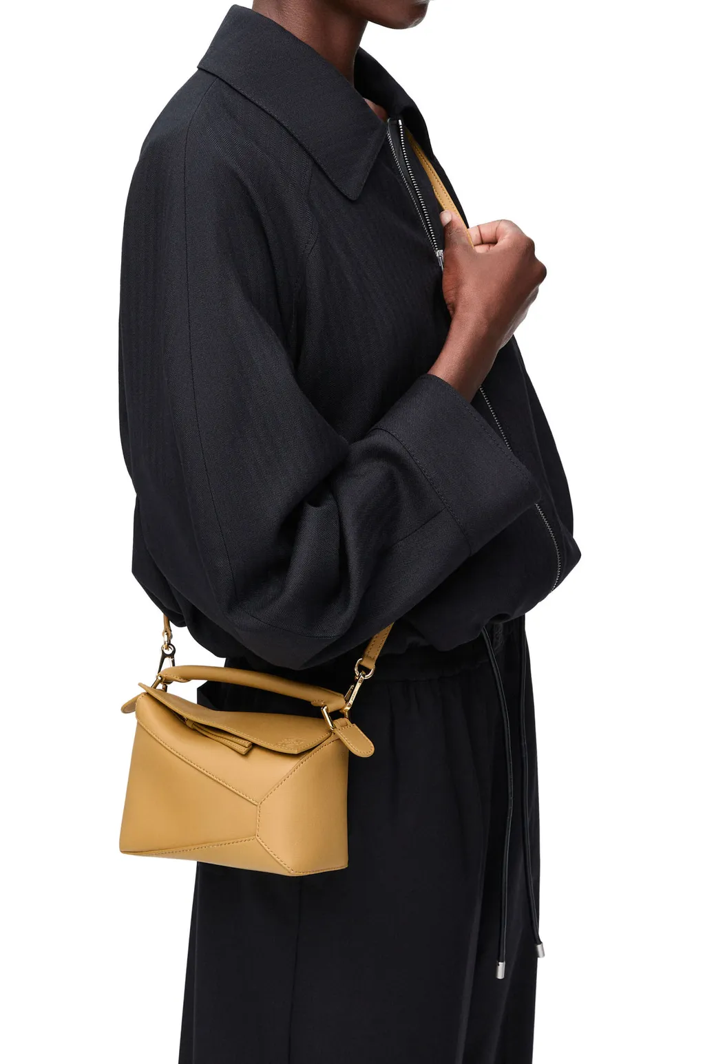 Mini Puzzle Top Handle Bag