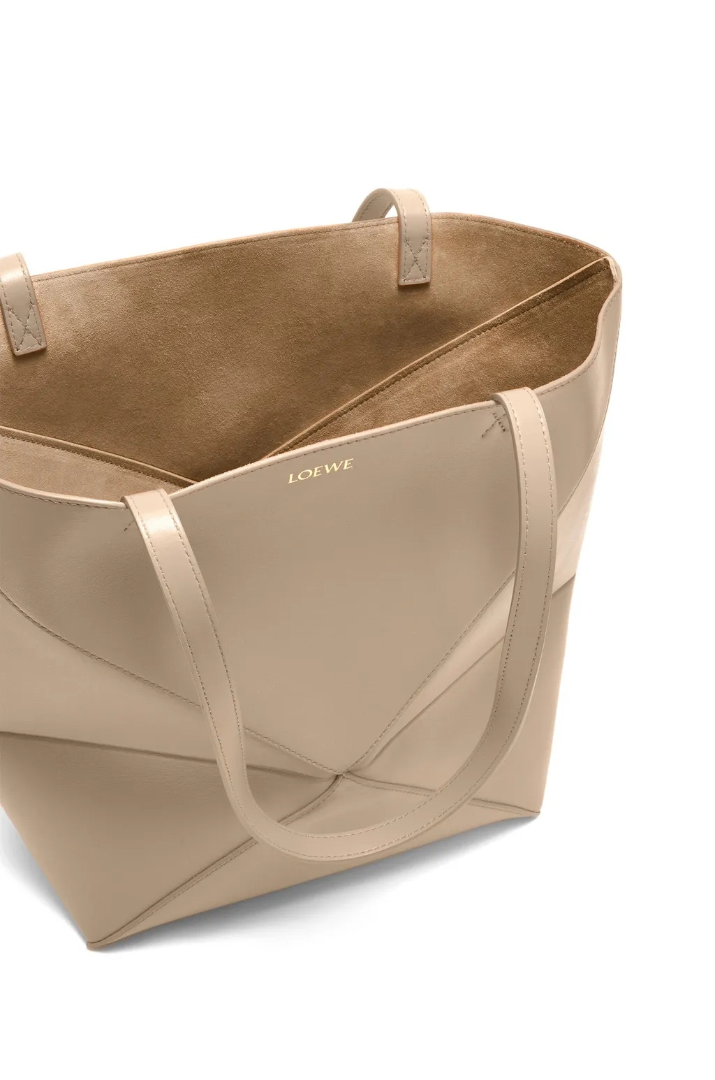 Puzzle Fold Medium Top Handle Bag