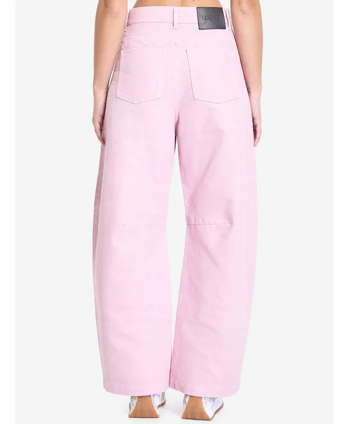 Wide-Leg Barrel Trousers