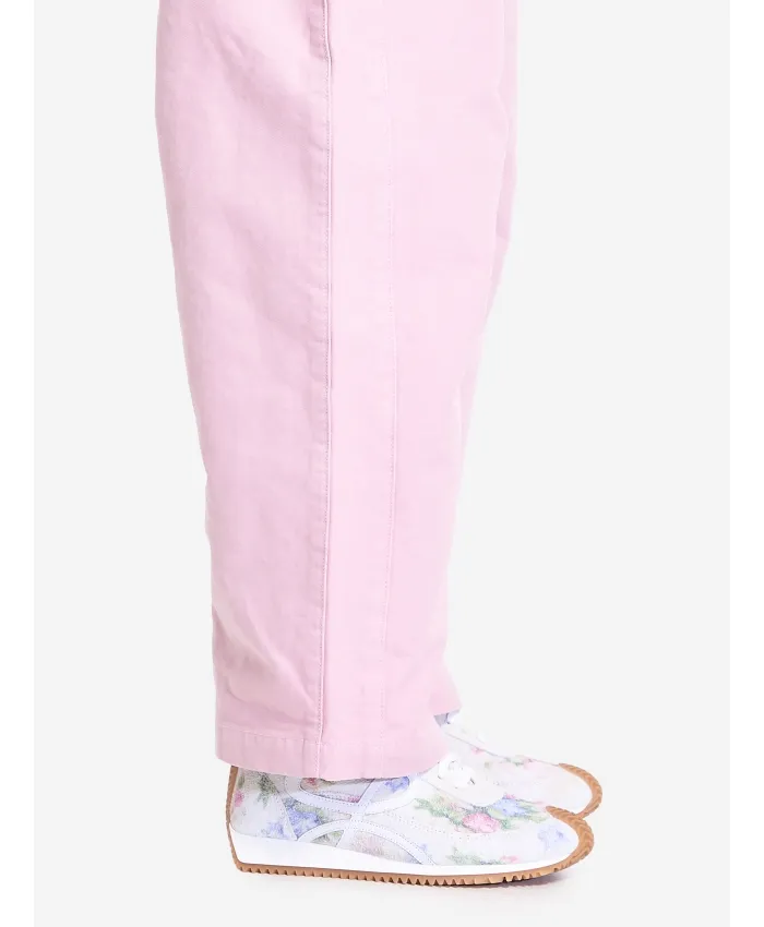 Wide-Leg Barrel Trousers