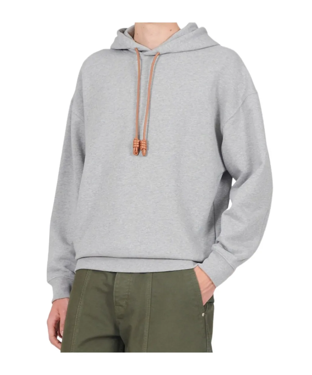 Long-Sleeved Drawstring Hoodie
