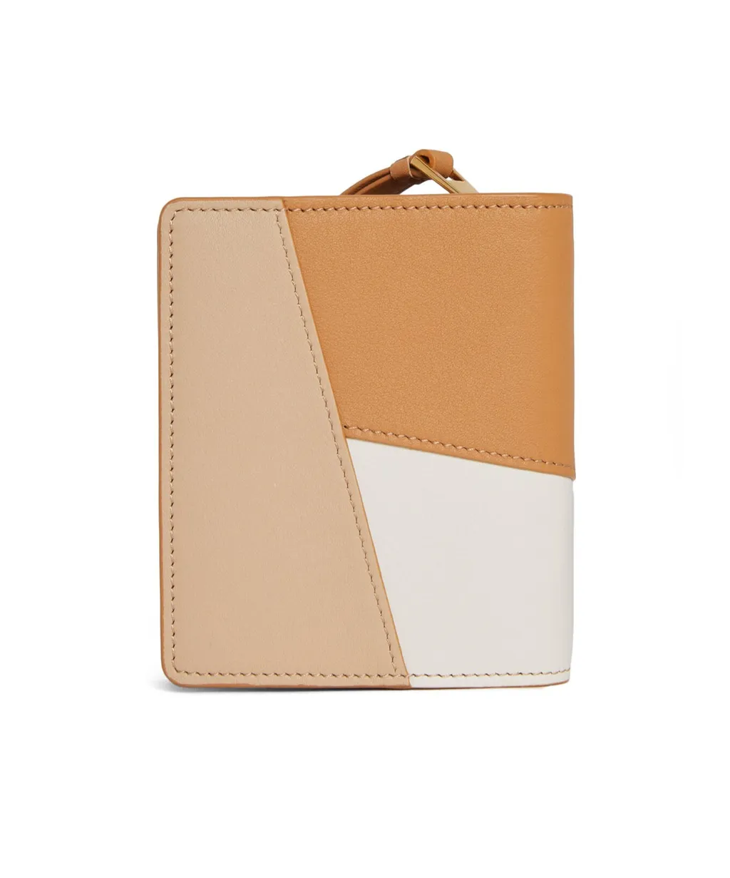 Puzzle Compact Zipper Wallet