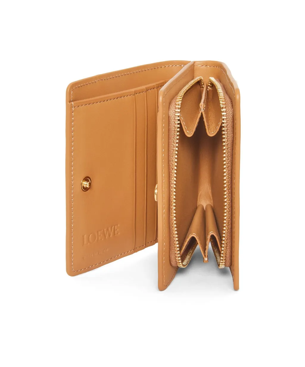 Puzzle Compact Zipper Wallet